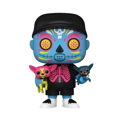 Gabriel Fluffy Iglesias Funko Pop! #2 Black Light stock photo out-of-box from Pop! Comedians