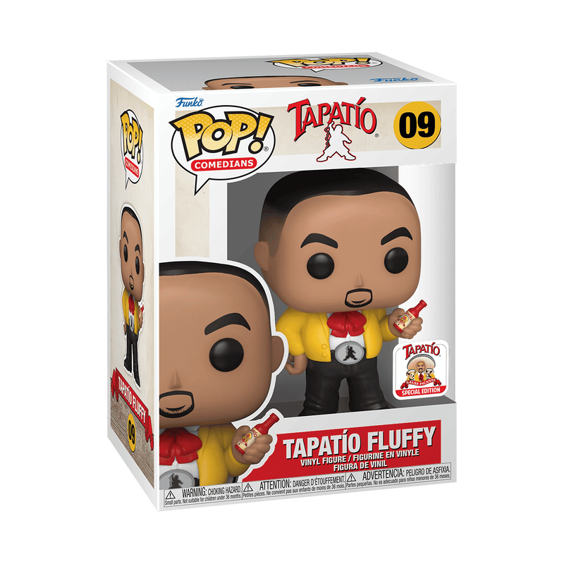 Tapatio Fluffy Funko Pop! #09 stock photo in-box from Pop! Comedians