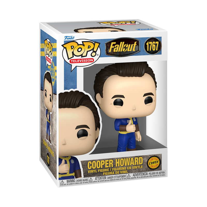 Funko Pop! Fallout Cooper Howard #1767 Chase Edition Funko Pop box packaging front view