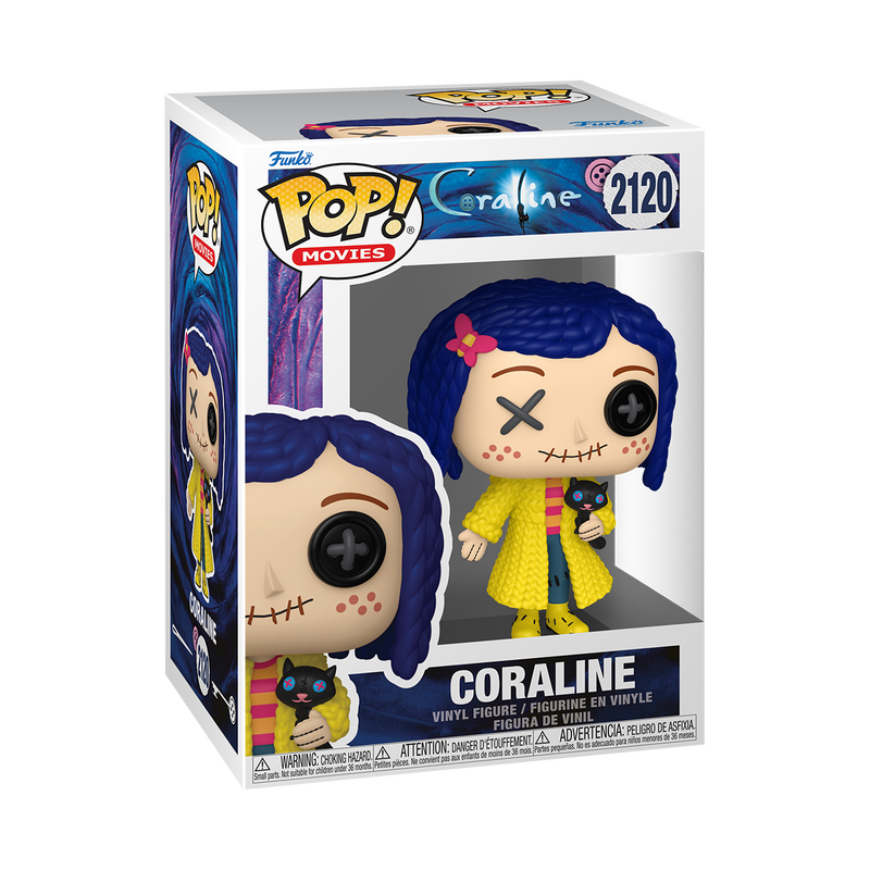Coraline Patchwork Funko Pop! #2120 stock photo in-box from Coraline