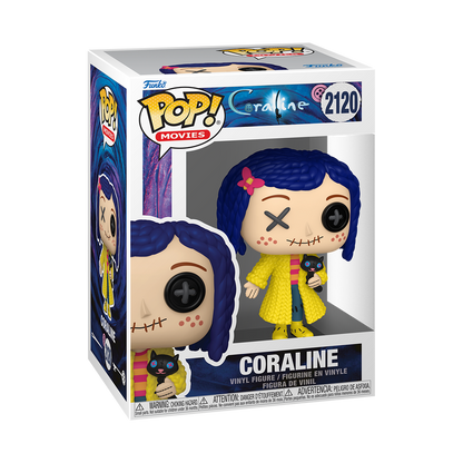 Coraline Patchwork Funko Pop! #2120 stock photo in-box from Coraline