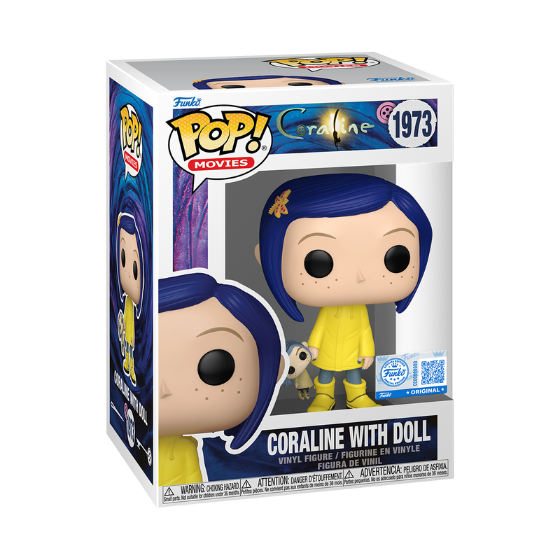 Coraline with Doll Funko Pop! #1973 Funko Exclusive stock photo in-box Coraline
