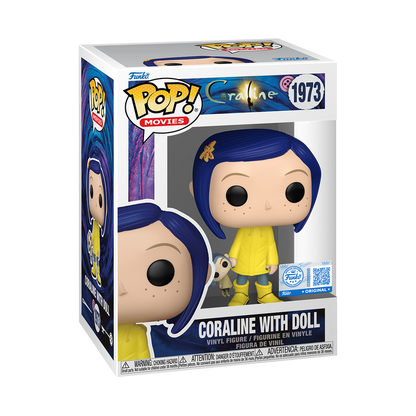 Coraline with Doll Funko Pop! #1973 Funko Exclusive stock photo in-box Coraline

