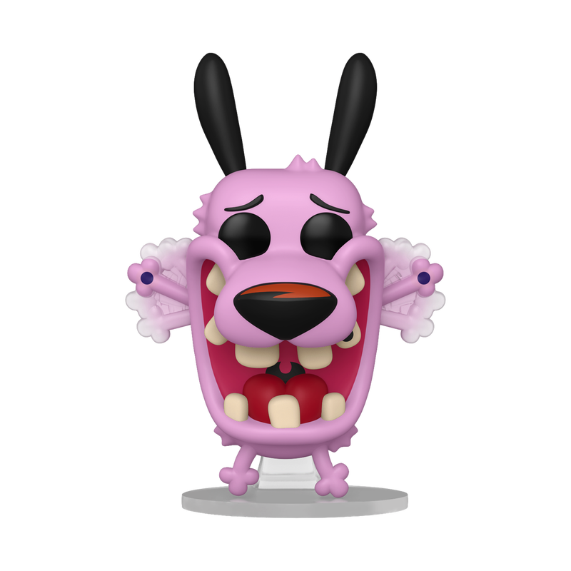 Courage Funko Pop! #2121 stock photo out-of-box from Courage the Cowardly Dog
