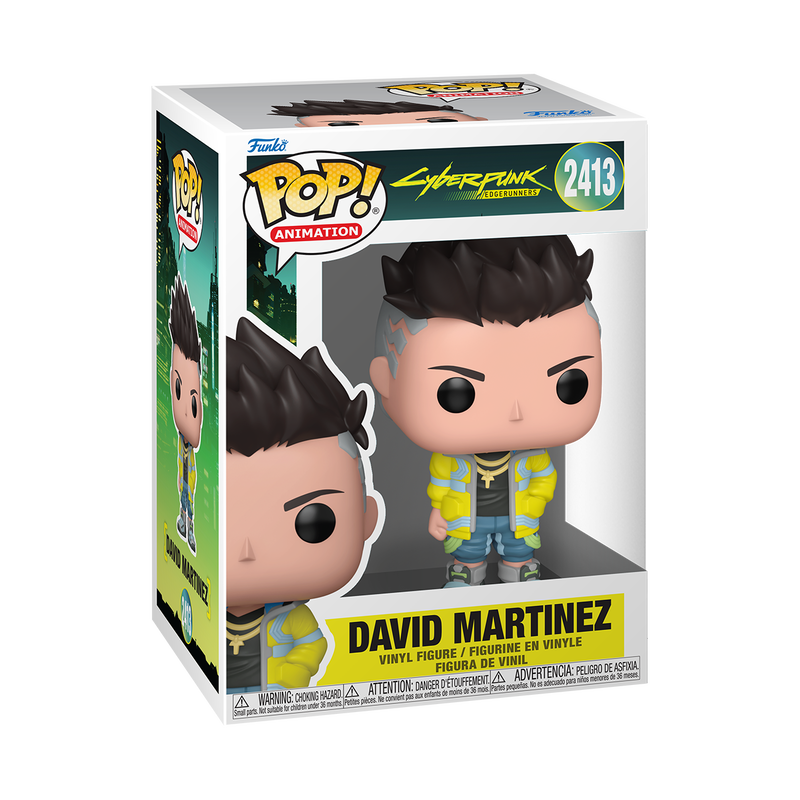 David Martinez Funko Pop! #2413 stock photo in-box from Cyberpunk Edgerunners