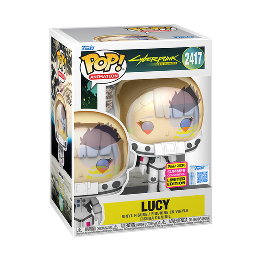 Lucy Funko Pop! #2417 San Diego Comic-Con Shared stock photo in-box from Cyberpunk: Edgerunners