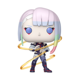 Lucy with Monowire Funko Pop! #2414 stock photo out-of-box from Cyberpunk Edgerunners