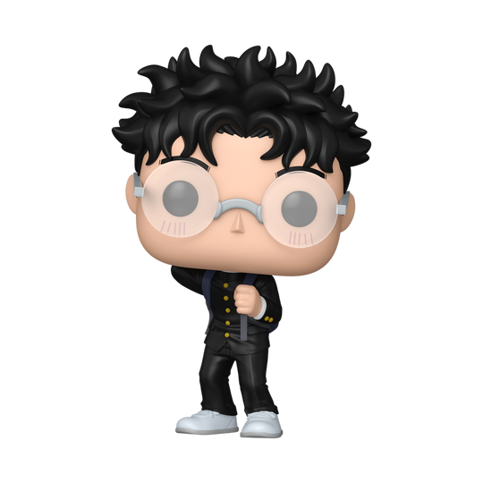 Dandadan Okarun Chase Funko Pop 2100 Figure Wearing Backpack