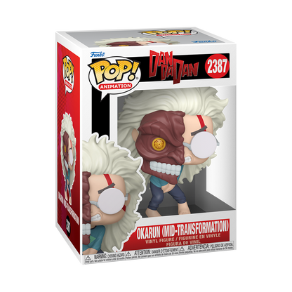 Okarun Mid-Transformation Funko Pop! #2387 stock photo in-box from Dandadan