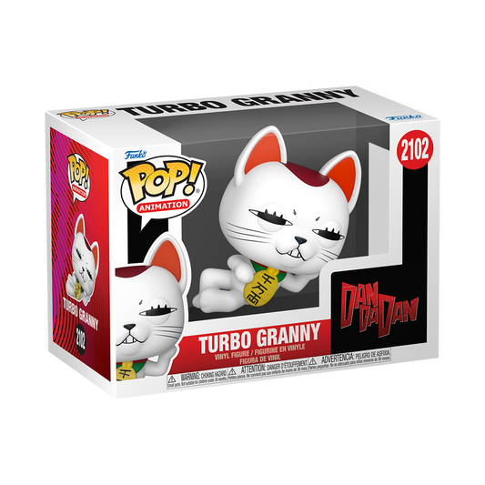 Dandadan Turbo Granny Funko Pop Packaging