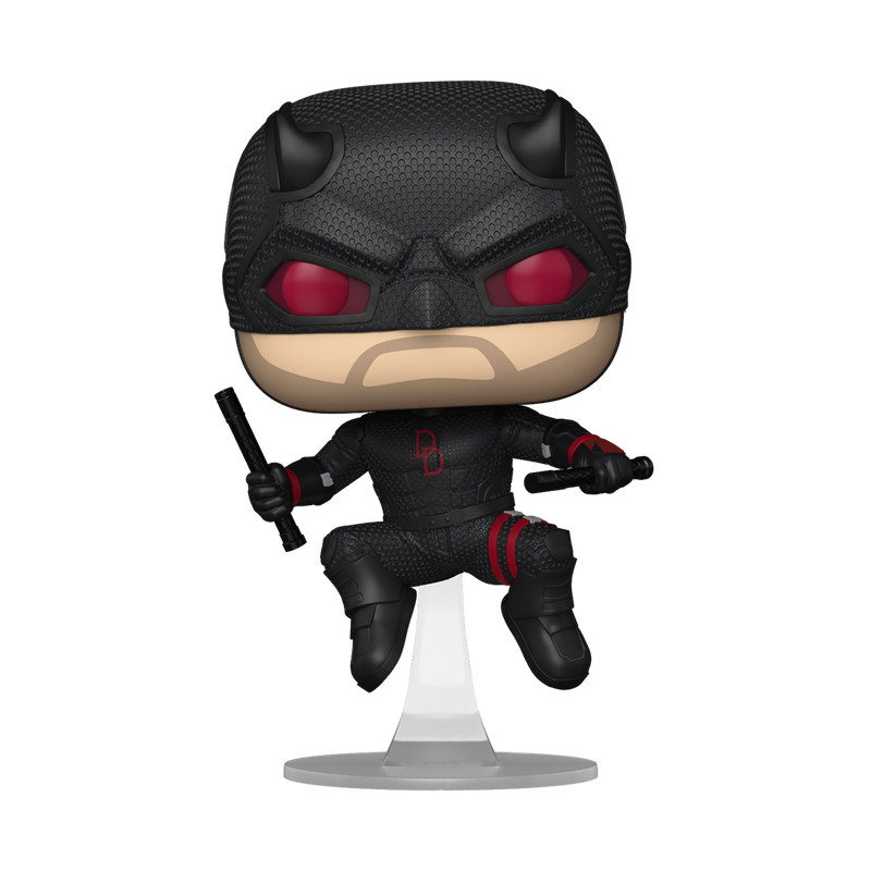 Daredevil Funko Pop! #1578 Black Suit stock photo out-of-box from Daredevil: Born Again