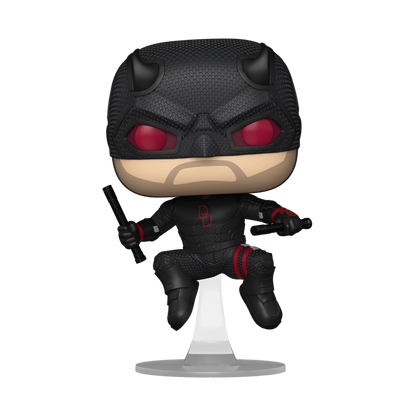 Daredevil Funko Pop! #1578 Black Suit stock photo out-of-box from Daredevil: Born Again