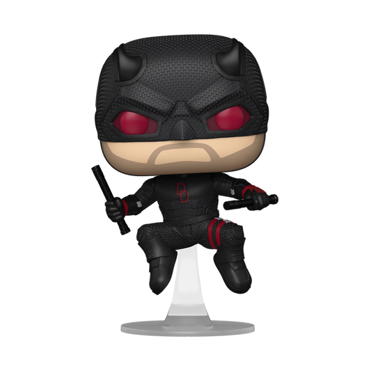 Daredevil Funko Pop! #1578 Black Suit stock photo out-of-box from Daredevil: Born Again