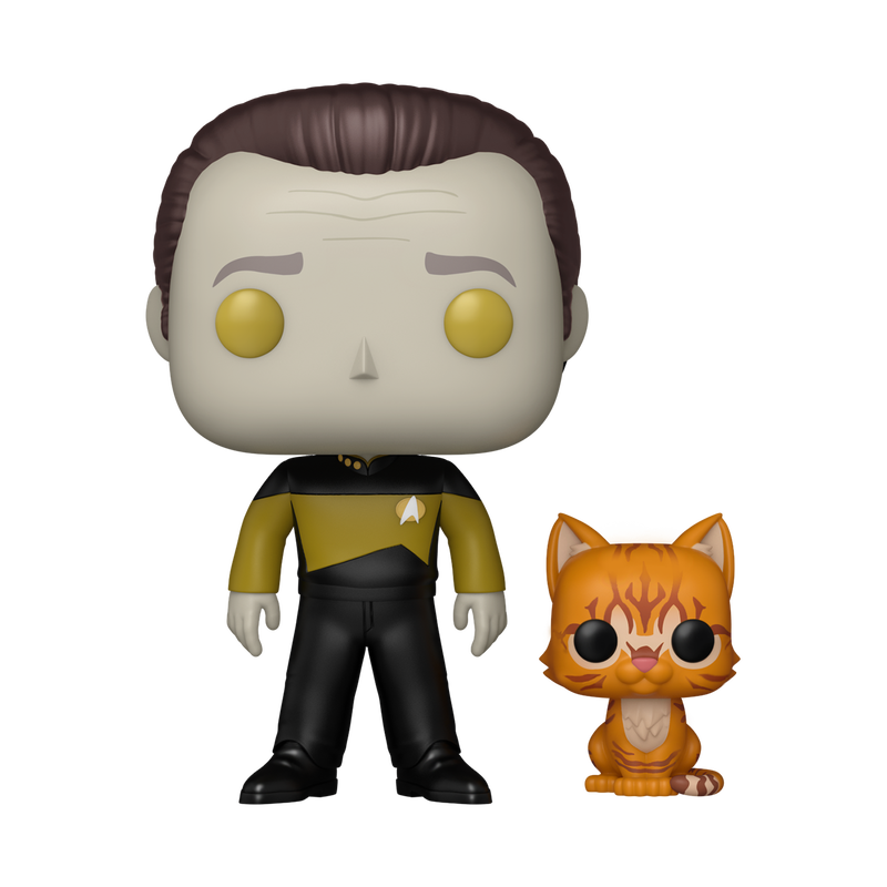 Funko Pop! Star Trek Data with Spot #1755 figure out of box