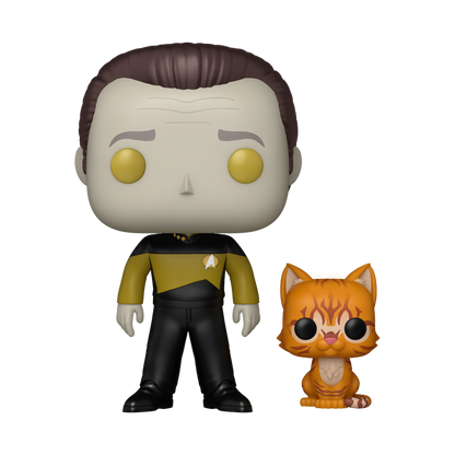 Funko Pop! Star Trek Data with Spot #1755 figure out of box
