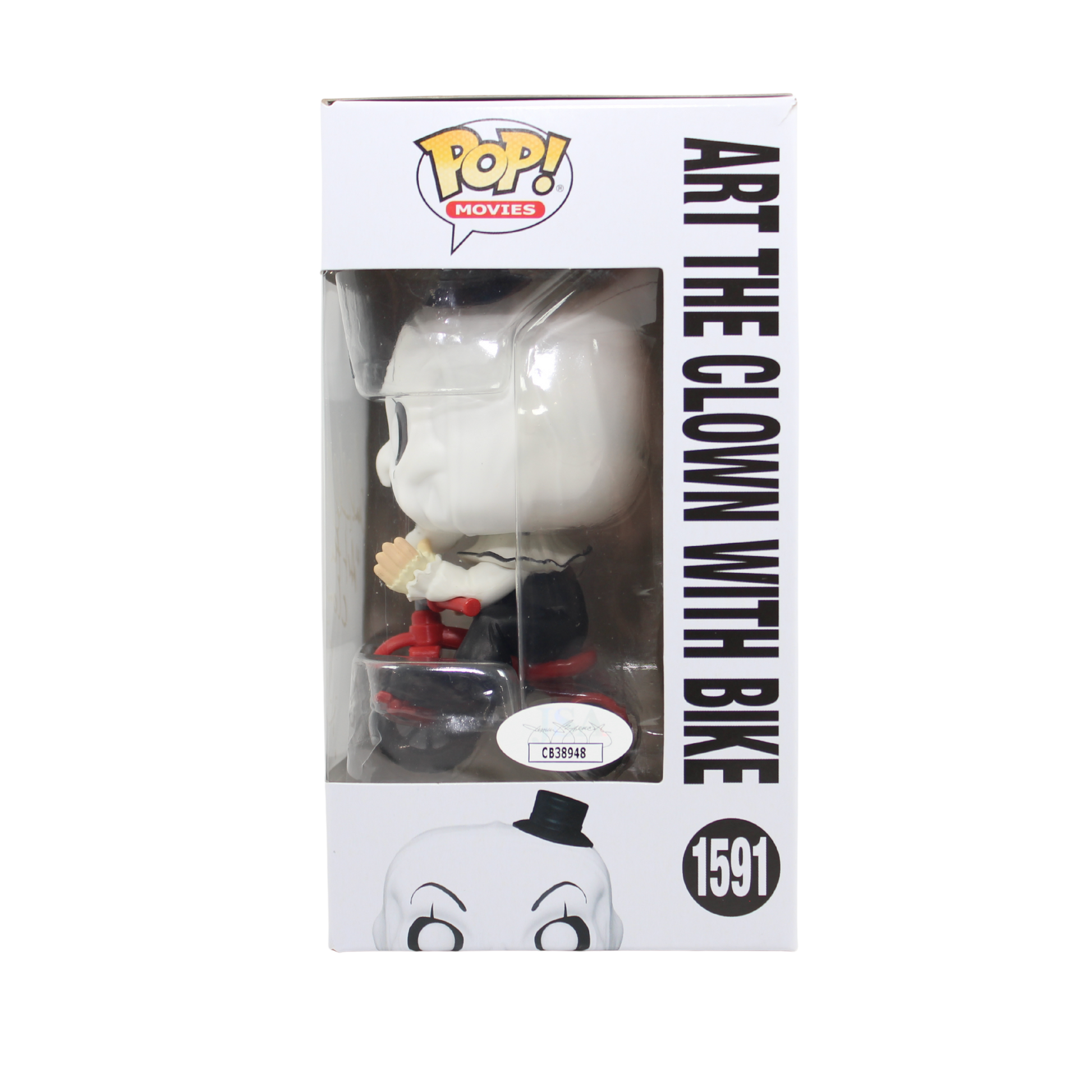 David Howard Thornton Signed Terrifier Art the Clown Funko Pop Figure Right Side
