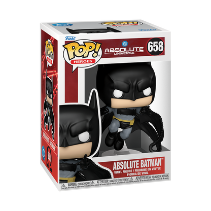 Absolute Batman Funko Pop! #658 stock photo in-box from DC Absolute Universe