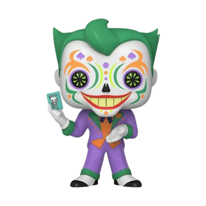 DC Super Heroes The Joker Funko Pop Figure Holding Card