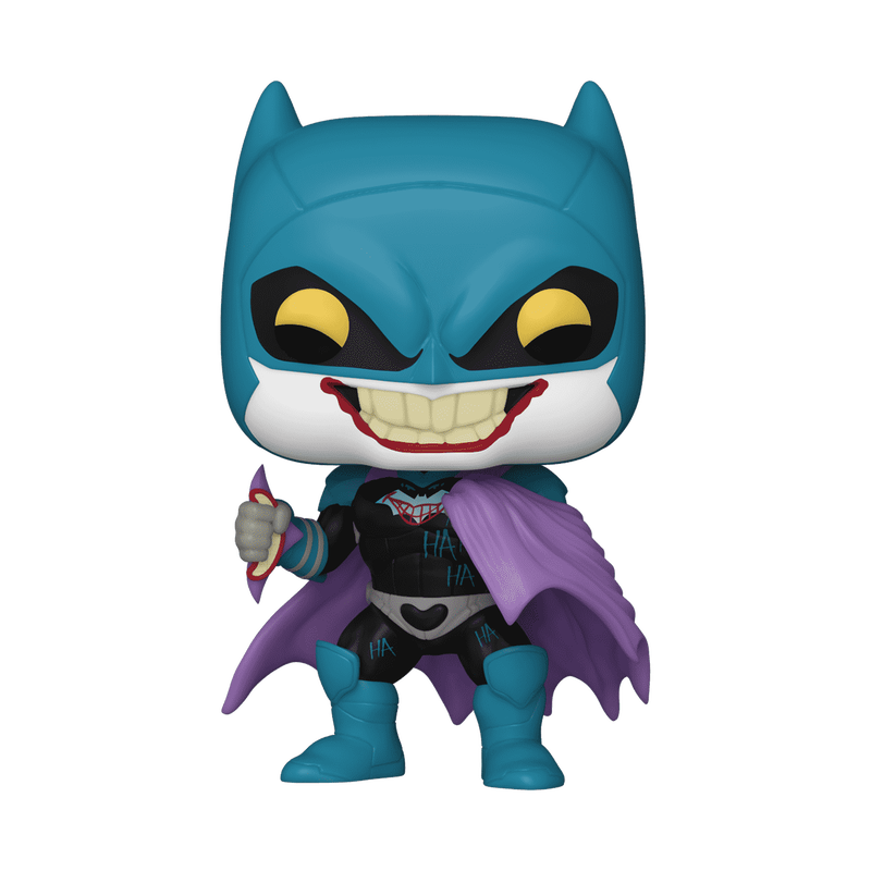 The Joker War Joker Funko Pop! #504 stock photo out-of-box from DC Batman