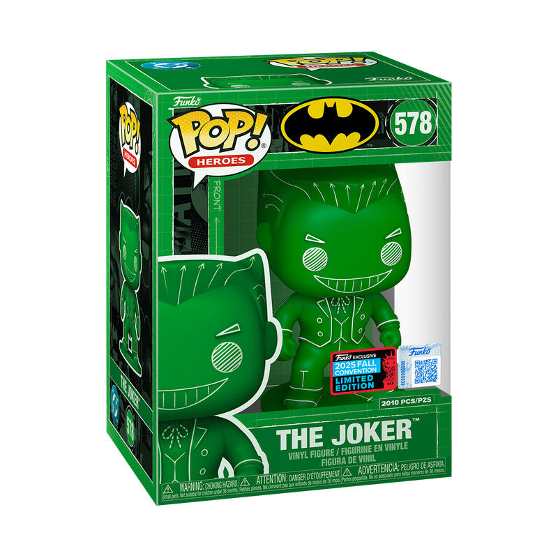 The Joker (Green Blueprint Deco) Funko Pop! #578 in box packaging from DC Comics
