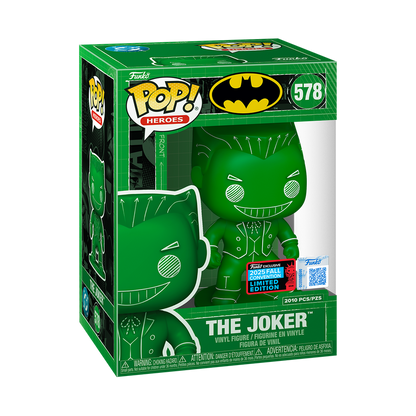 The Joker (Green Blueprint Deco) Funko Pop! #578 in box packaging from DC Comics