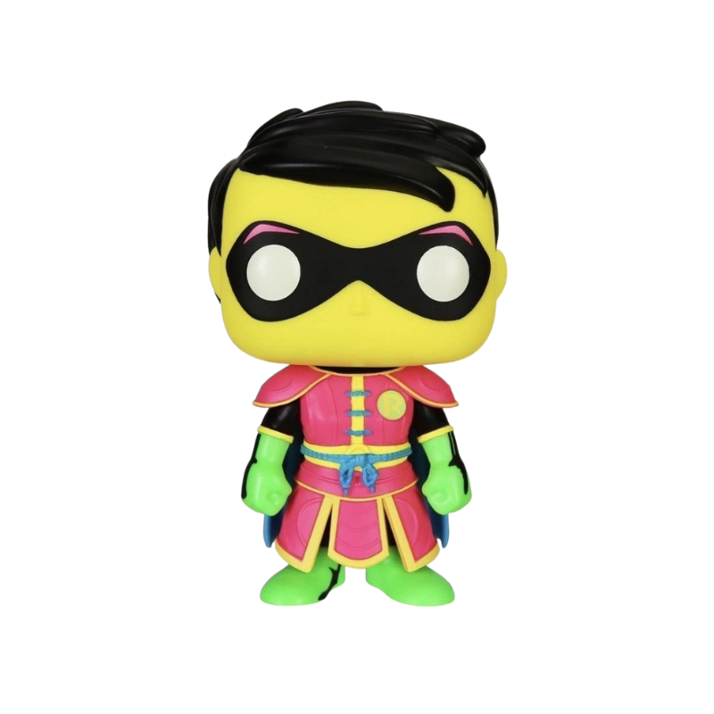 Robin Funko Pop! #377 Future State Exclusive stock photo out-of-box from DC Comics