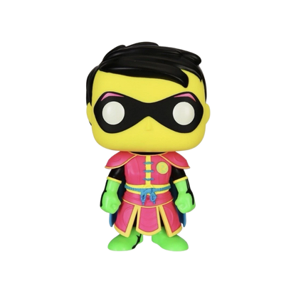 Robin Funko Pop! #377 Future State Exclusive stock photo out-of-box from DC Comics
