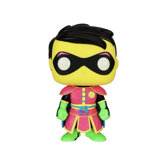 Robin Funko Pop! #377 Future State Exclusive stock photo out-of-box from DC Comics
