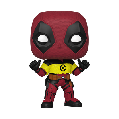 Deadpool X-Men Trainee Funko Pop! #1582 April Pool's Day stock photo out-of-box Deadpool