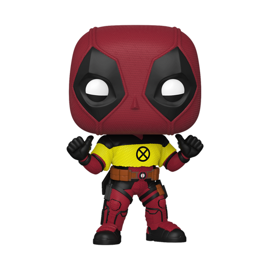 Deadpool X-Men Trainee Funko Pop! #1582 April Pool's Day stock photo out-of-box Deadpool