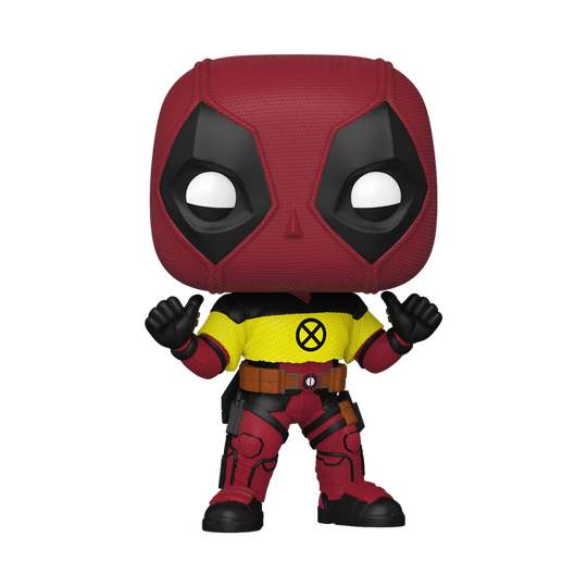 Deadpool X-Men Trainee Funko Pop! #1582 April Pool's Day stock photo out-of-box Deadpool