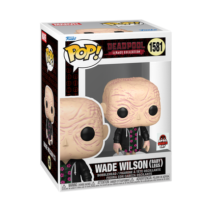 Wade Wilson Baby Legs Funko Pop! #1581 Aprils Pool's Day stock photo in-box Deadpool