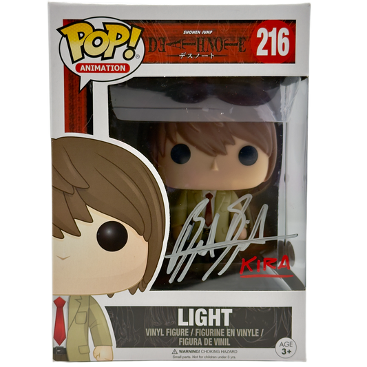 Light Funko Pop! #216 signed by Brad Swaile front in-box photo