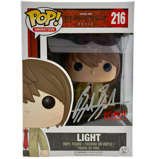 Light Funko Pop! #216 signed by Brad Swaile front in-box photo