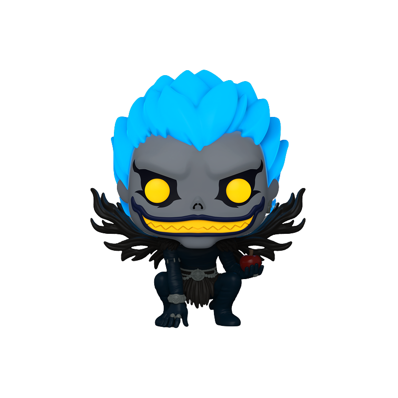 Ryuk Funko Pop! #2382 Entertainment Earth Exclusive Glow out-of-box showing glow-in-the-dark effect from Death Note