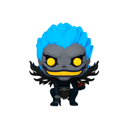 Ryuk Funko Pop! #2382 Entertainment Earth Exclusive Glow out-of-box showing glow-in-the-dark effect from Death Note