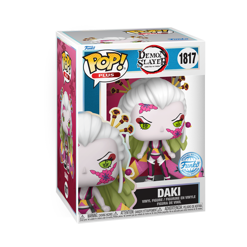 Daki Funko Pop! #1817 GameStop Exclusive stock photo in-box from Demon Slayer