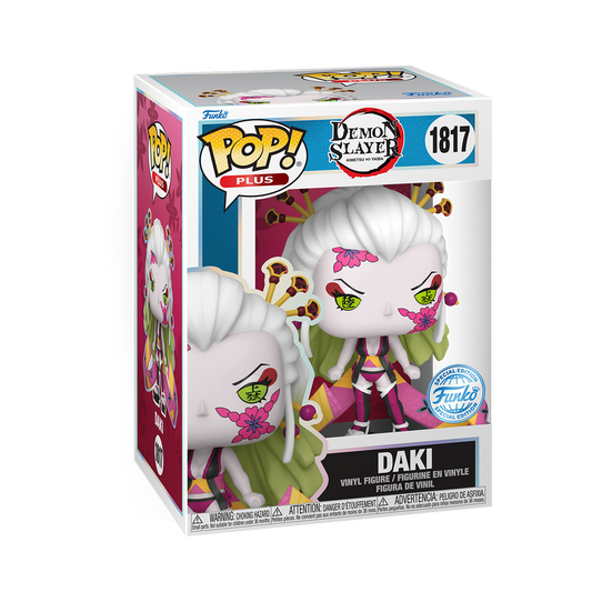 Daki Funko Pop! #1817 GameStop Exclusive stock photo in-box from Demon Slayer