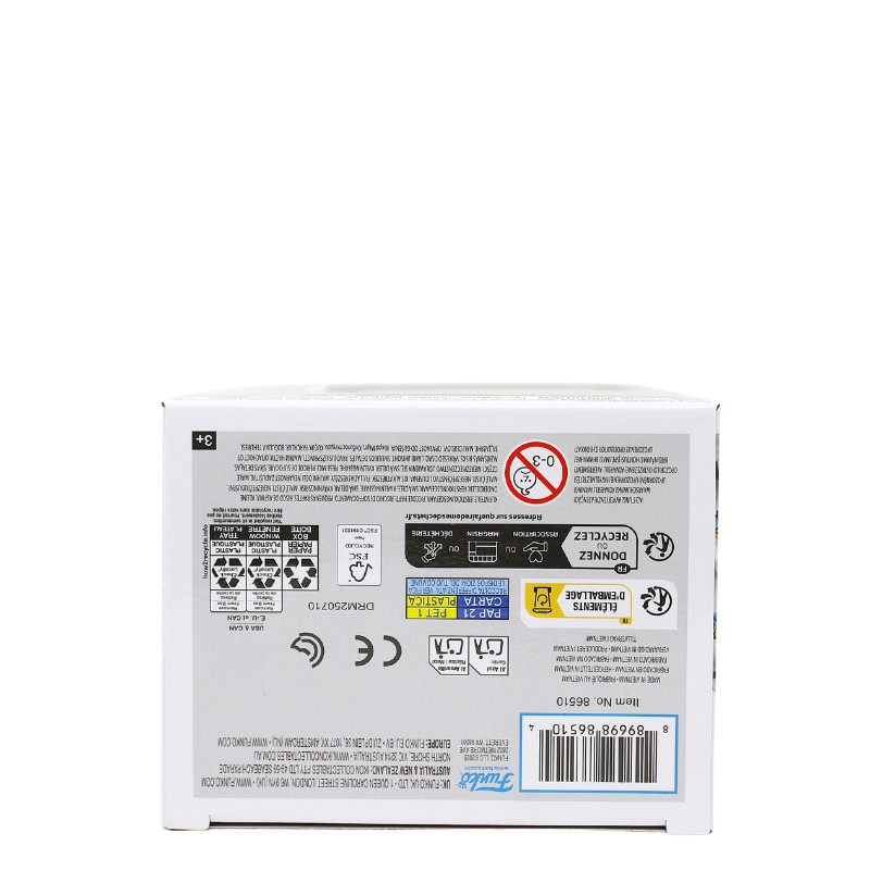 Bottom of the Funko Pop! Demon Slayer Doma #2044 signed by Stephen Fu with PSA Certified authentication box showing product information and barcode.