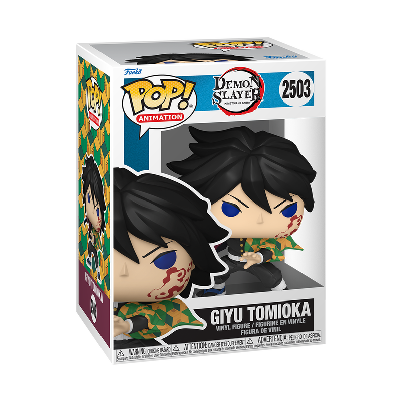 Giyu Tomioka Funko Pop! #2503 stock photo in-box from Demon Slayer