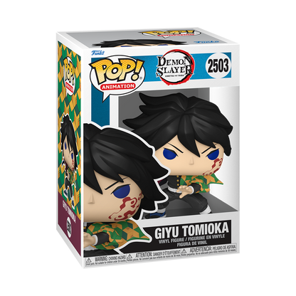 Giyu Tomioka Funko Pop! #2503 stock photo in-box from Demon Slayer
