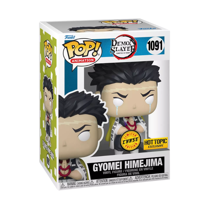 Gyomei Himejima Funko Pop! #1091 Chase Hot Topic Exclusive stock photo in-box from Demon Slayer