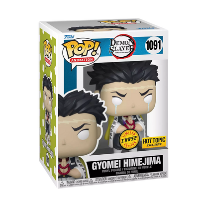 Gyomei Himejima Funko Pop! #1091 Chase Hot Topic Exclusive stock photo in-box from Demon Slayer