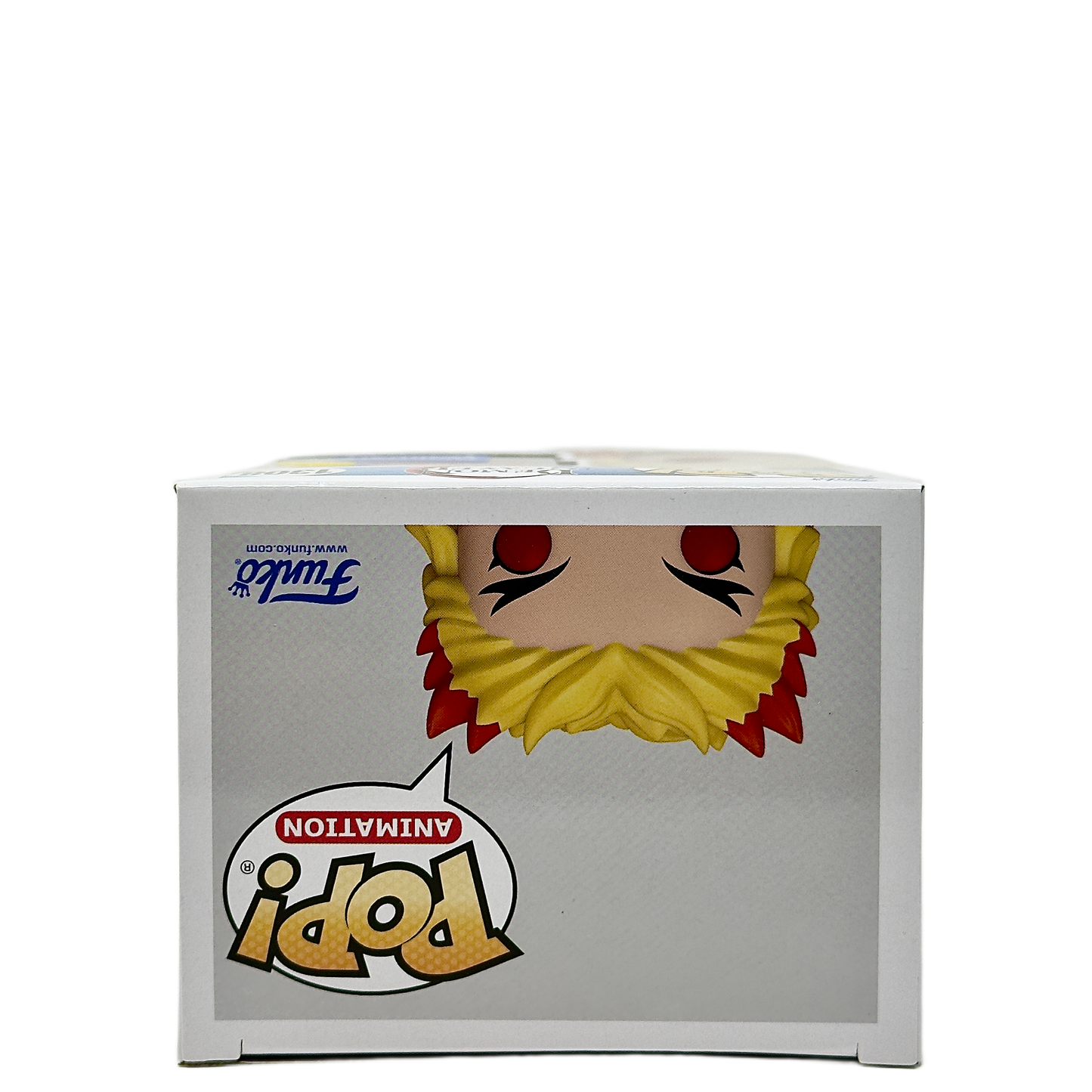 Top of box for Kyojuro Rengoku Funko Pop! #1306 Walmart Exclusive Glows In The Dark signed by Mark Whitten