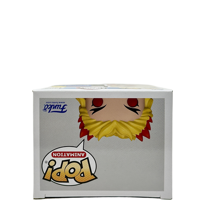 Top of box for Kyojuro Rengoku Funko Pop! #1306 Walmart Exclusive Glows In The Dark signed by Mark Whitten