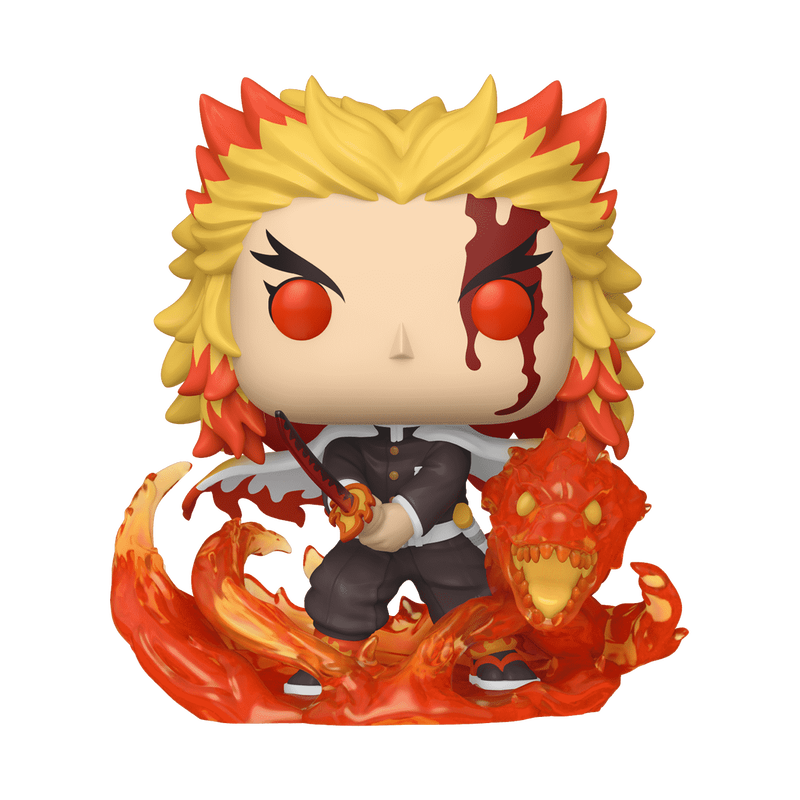 Kyojuro Rengoku 9th Form Funko Pop! #1856 stock photo out-of-box from Demon Slayer