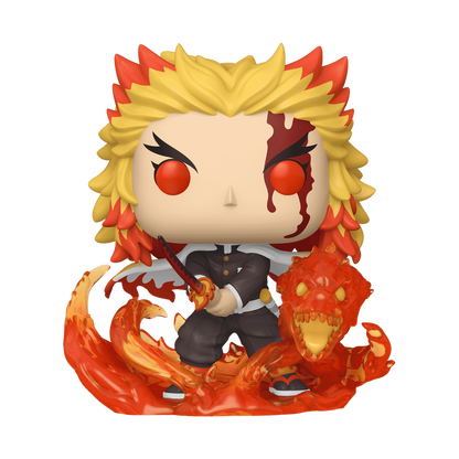 Kyojuro Rengoku 9th Form Funko Pop! #1856 stock photo out-of-box from Demon Slayer