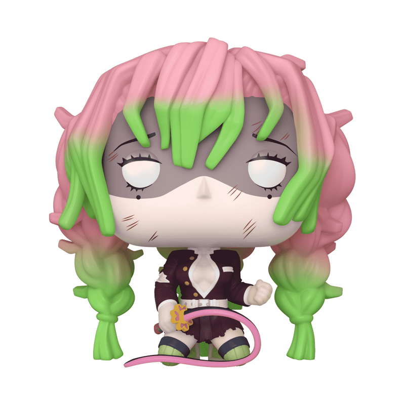Mitsuri Kanroji Battle Damaged Funko Pop! #1857 Hot Topic Exclusive stock photo out-of-box from Demon Slayer