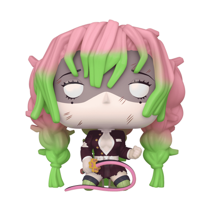 Mitsuri Kanroji Battle Damaged Funko Pop! #1857 Hot Topic Exclusive stock photo out-of-box from Demon Slayer