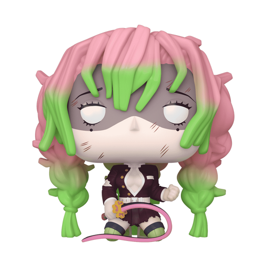 Mitsuri Kanroji Battle Damaged Funko Pop! #1857 Hot Topic Exclusive stock photo out-of-box from Demon Slayer